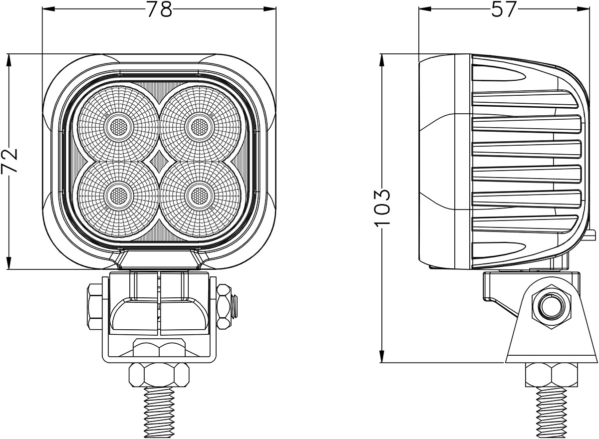 40W LED arbeidslys - Bilde 8