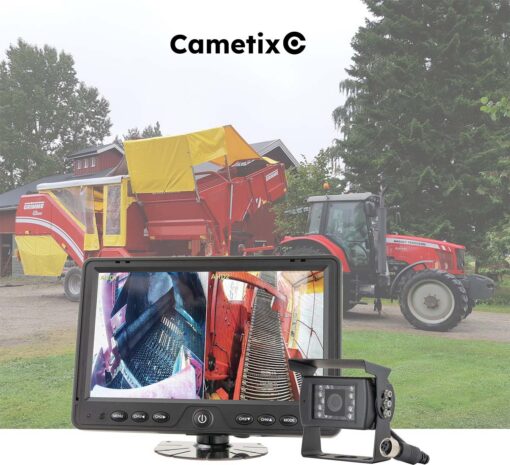 Påskepakke kamera (HD) og 9" skjerm - komplett kablet pakke - Bilde 2