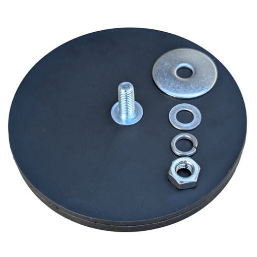 Neodym magnet 88mm diameter med skiver og mutter